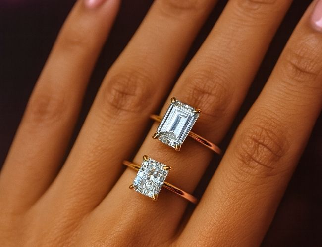 Emerald Cut vs. Radiant Cut Diamonds