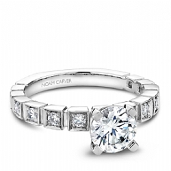 CrownRing  Engagement Ring B008-01A