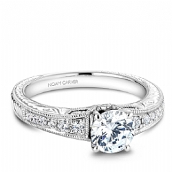 CrownRing  Engagement Ring B050-01A