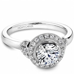 CrownRing  Engagement Ring B072-01WM-100A
