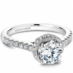 CrownRing  Engagement Ring B082-01WM-100A