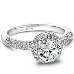 CrownRing  Engagement Ring B100-02WM-100A
