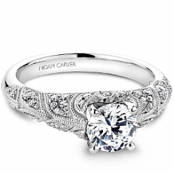 CrownRing  Engagement Ring B056-01WM-100A