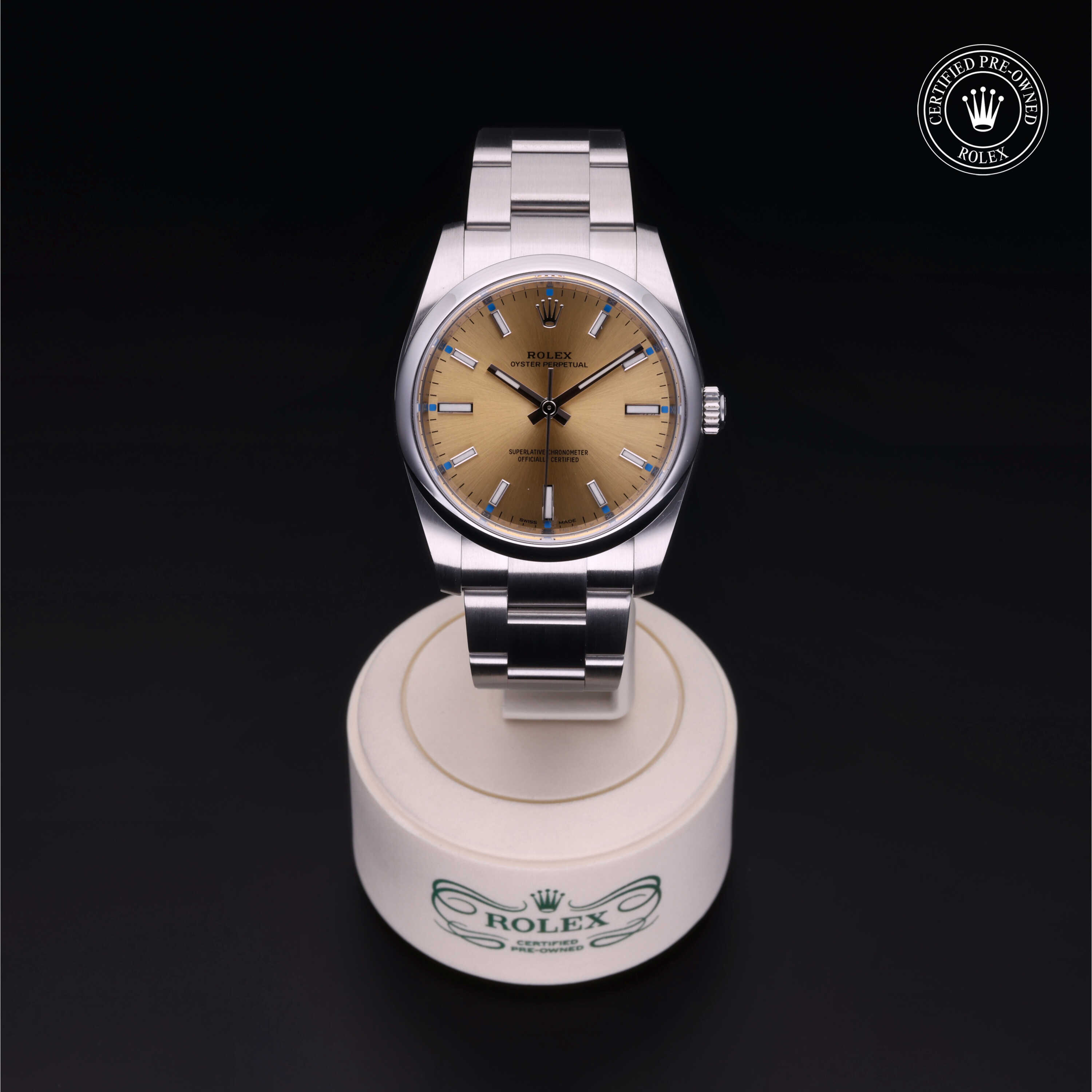 Rolex Oyster Perpetual in Steel M114200-0022 at Gruno's Diamonds