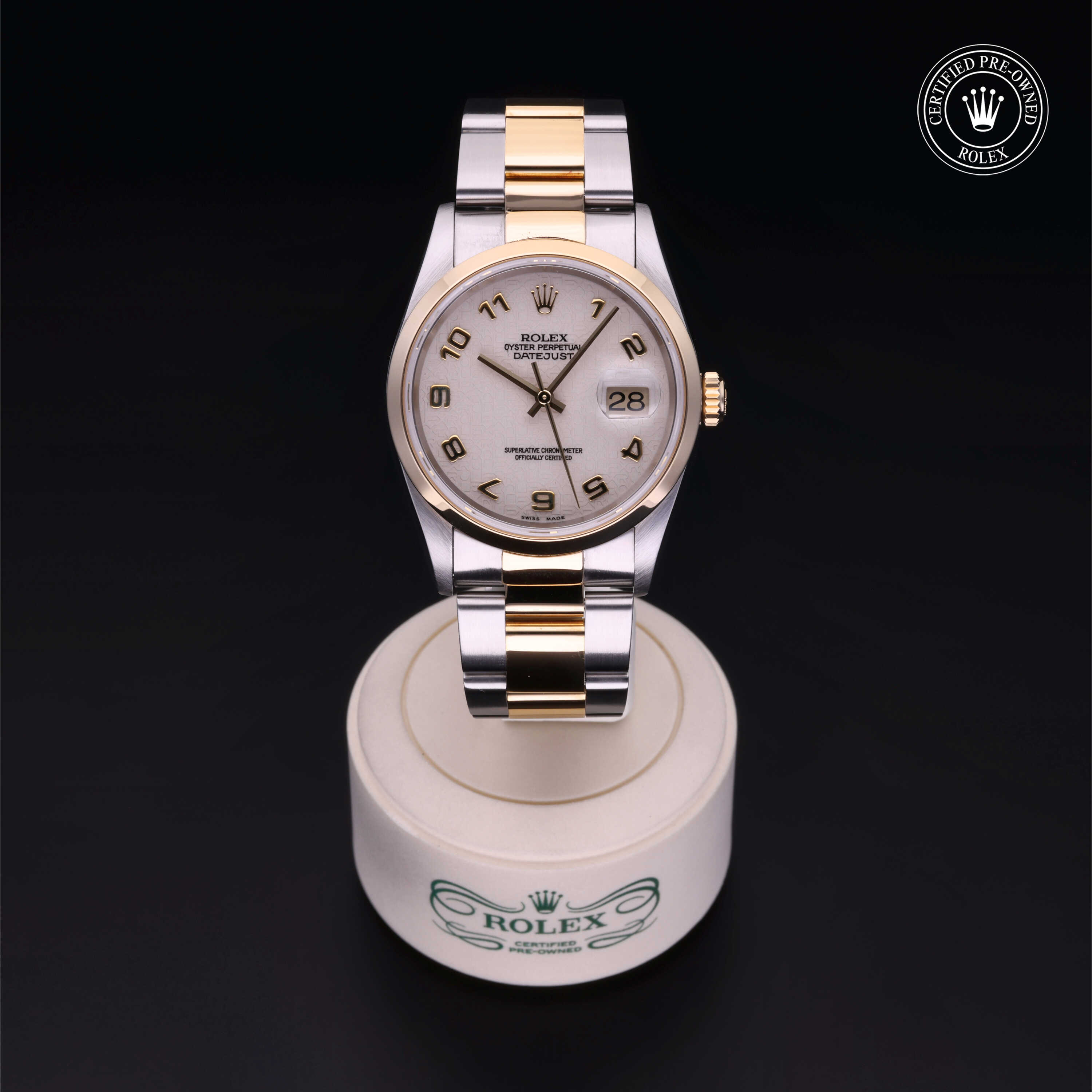 Rolex  in Rolesor 18 Carat Yellow M16203-0023 at Gruno's Diamonds