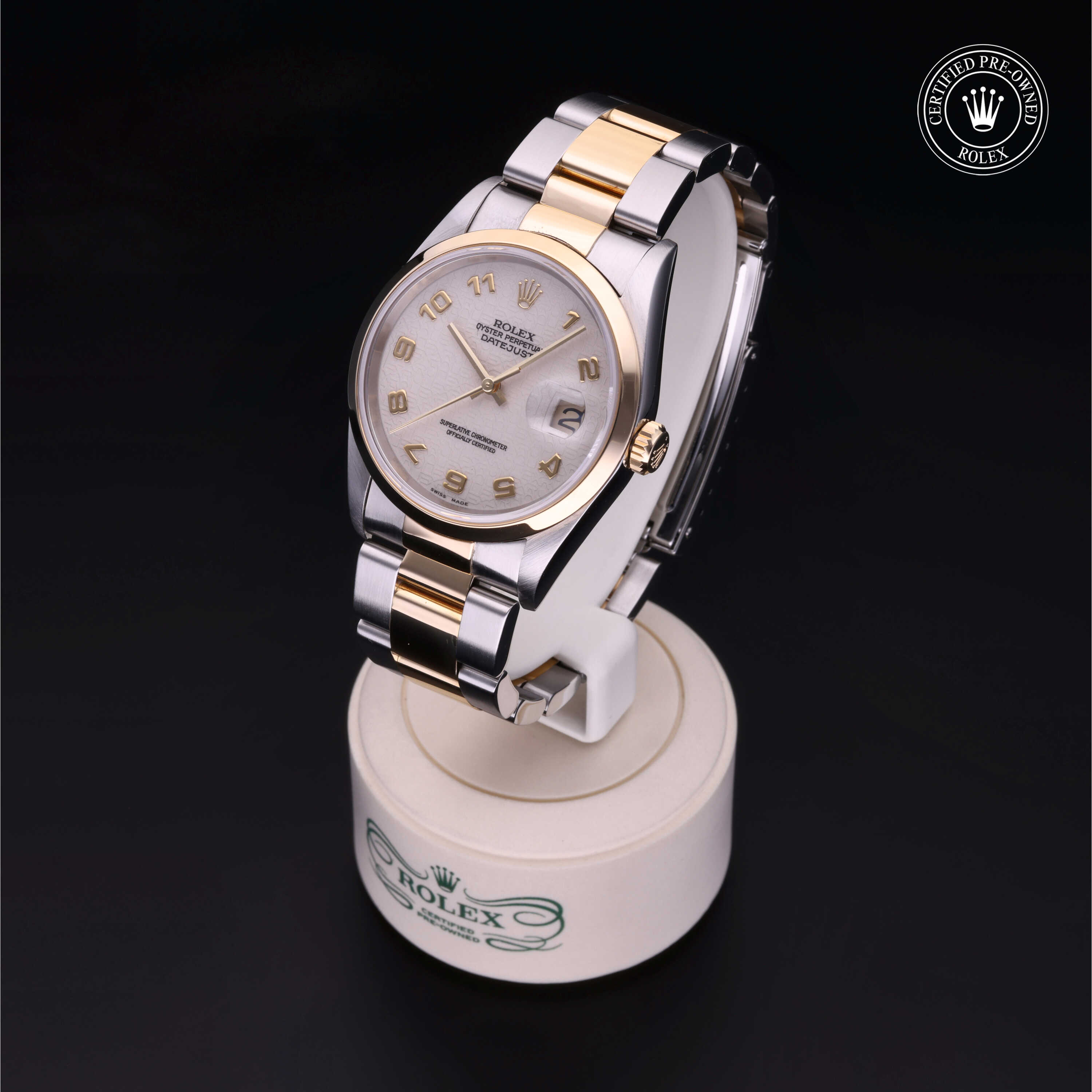 Rolex  in Rolesor 18 Carat Yellow M16203-0023 at Gruno's Diamonds