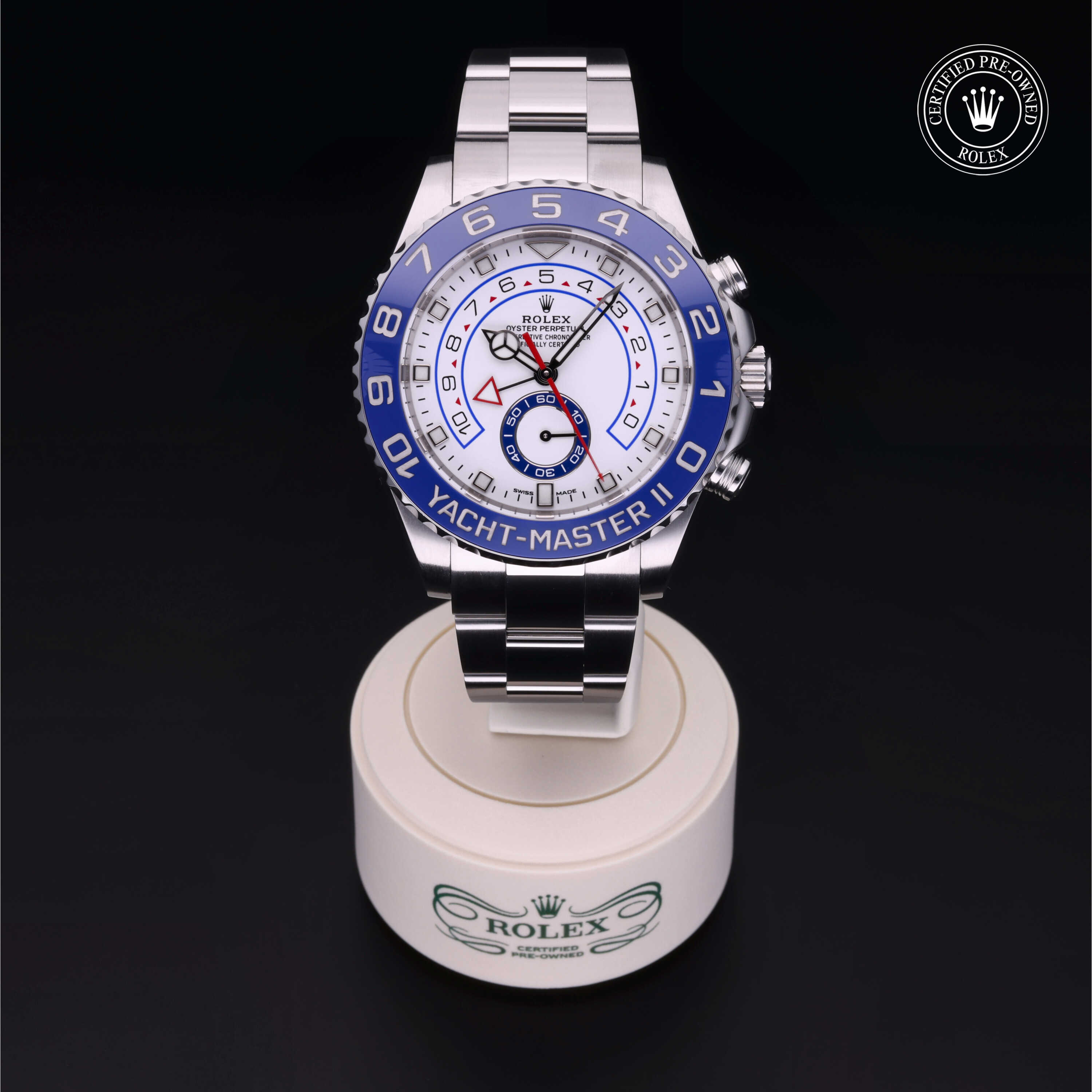 Rolex Yacht-Master II in Steel M116680-0002 at Gruno's Diamonds