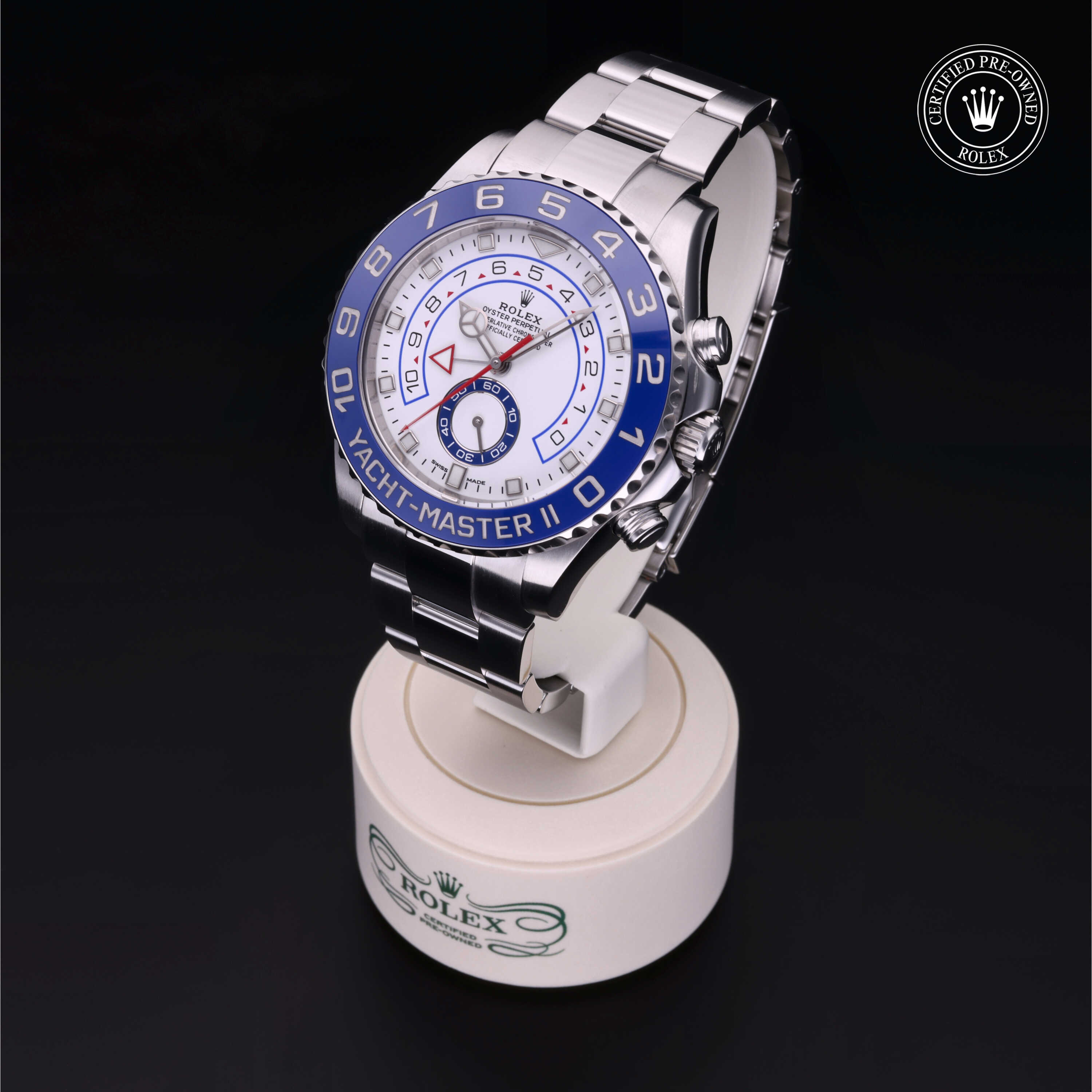 Rolex Yacht-Master II in Steel M116680-0002 at Gruno's Diamonds