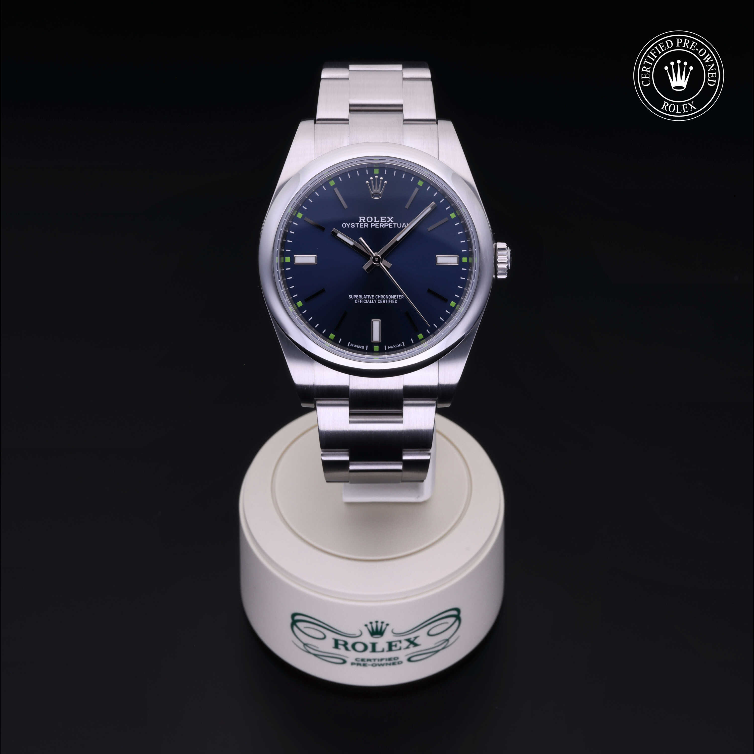 Rolex Oyster Perpetual in Steel M114300-0003 at Gruno's Diamonds