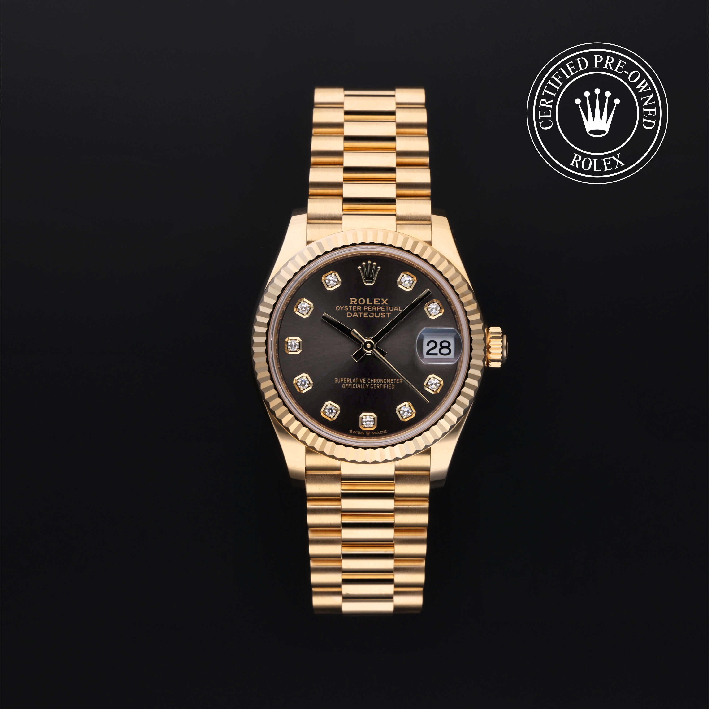 Rolex  in Gold 18 Carat Yellow M278278-0036 at Gruno's Diamonds