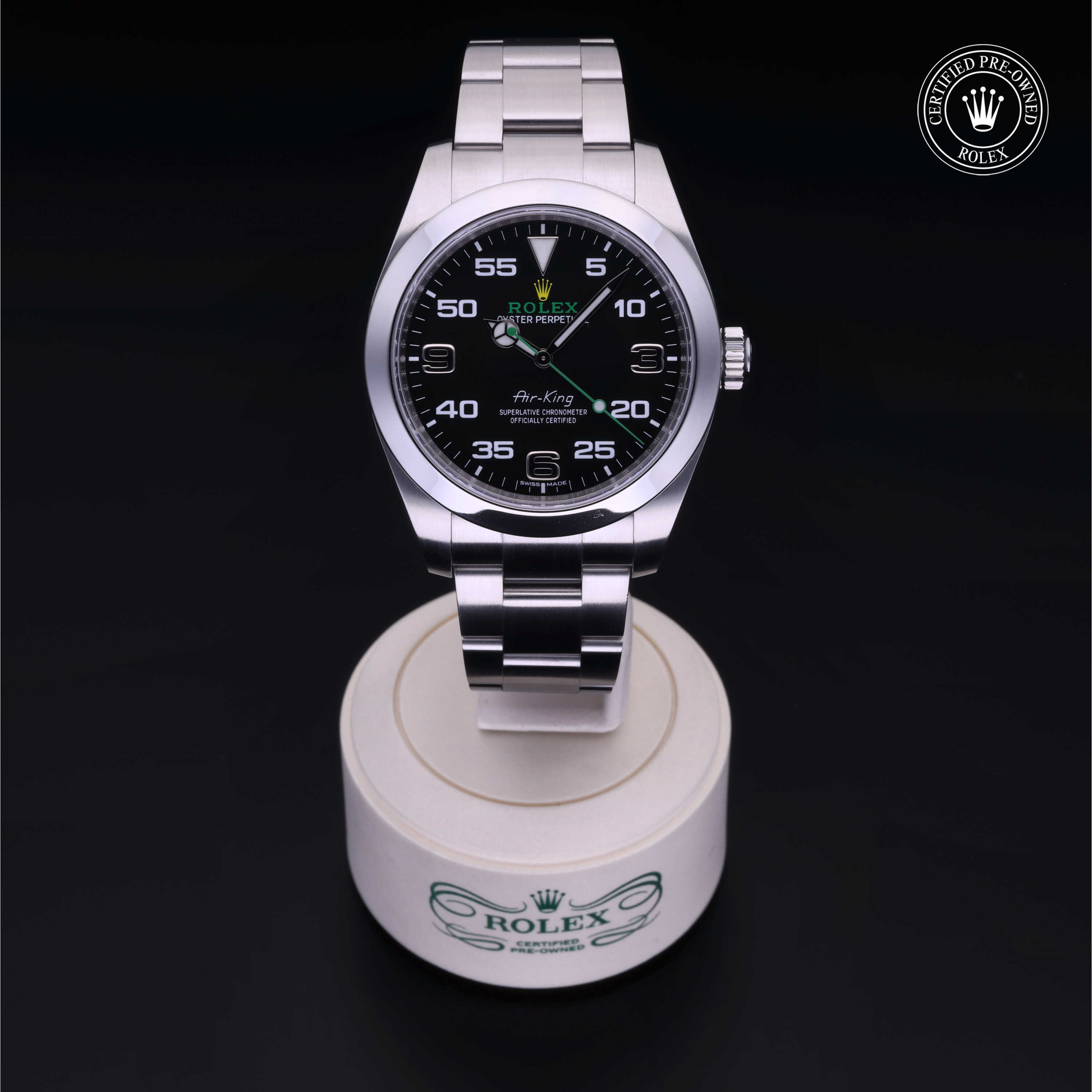 Rolex Air-King in Steel M116900-0001 at Gruno's Diamonds