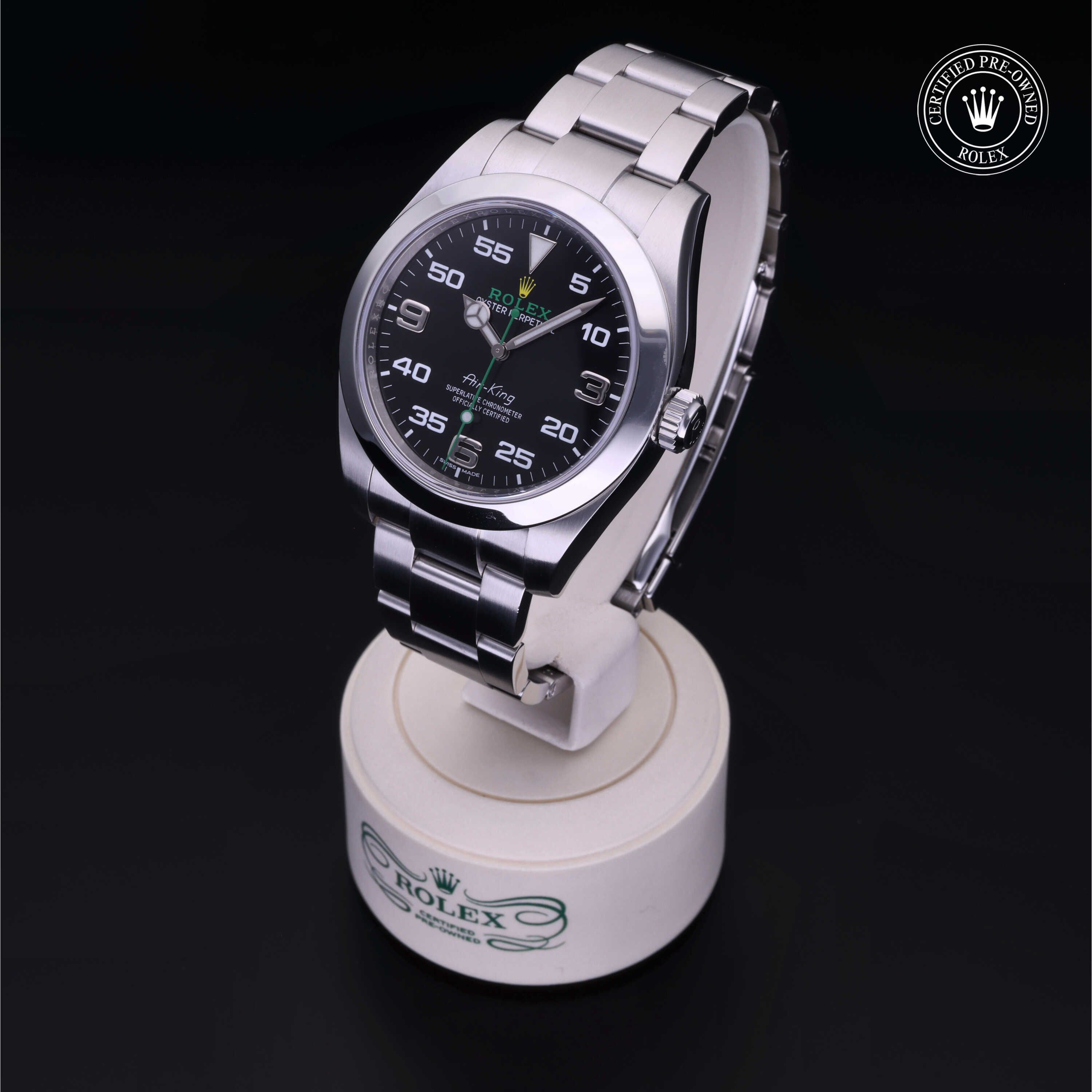 Rolex Air-King in Steel M116900-0001 at Gruno's Diamonds