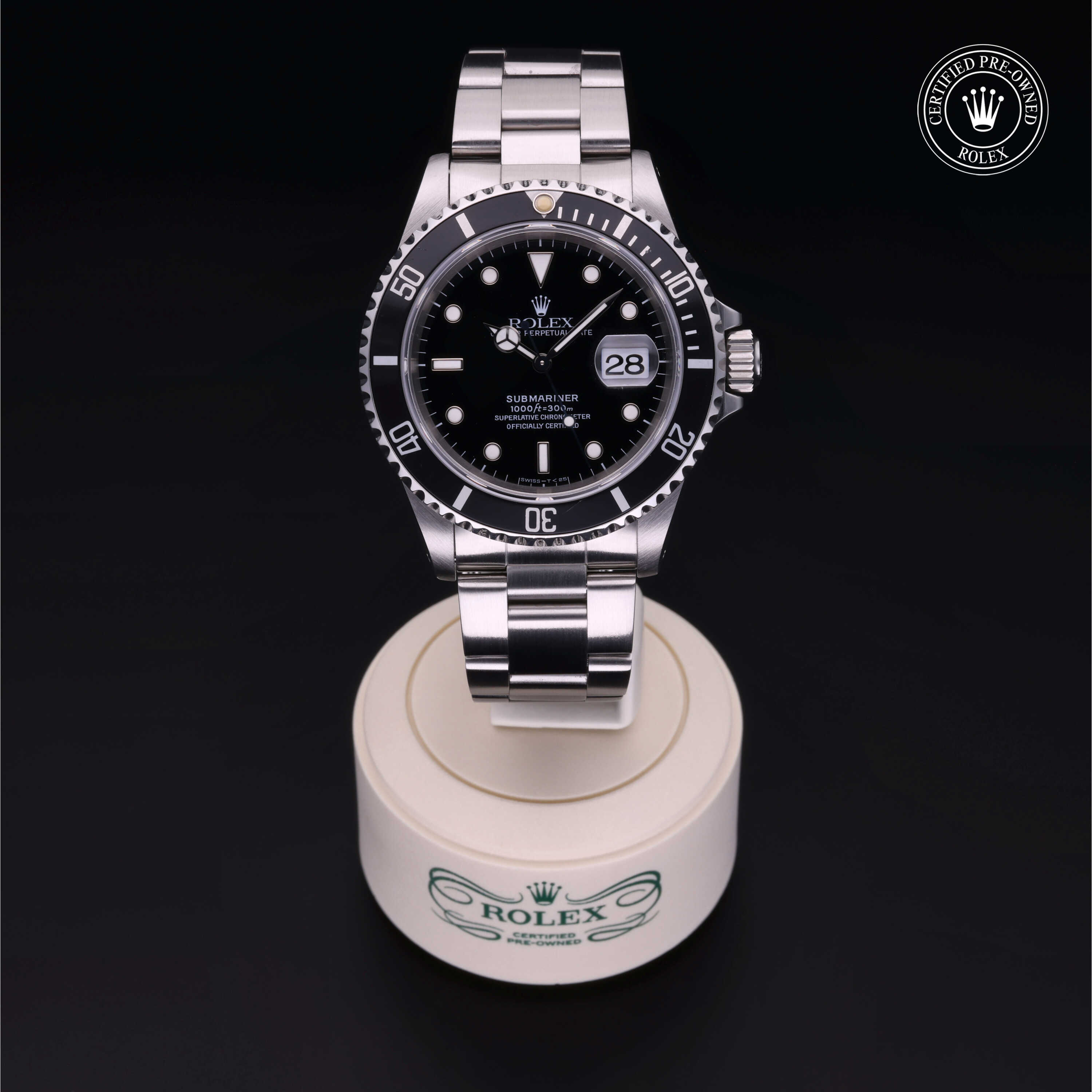 Rolex Submariner in Steel M16610-0004 at Gruno's Diamonds
