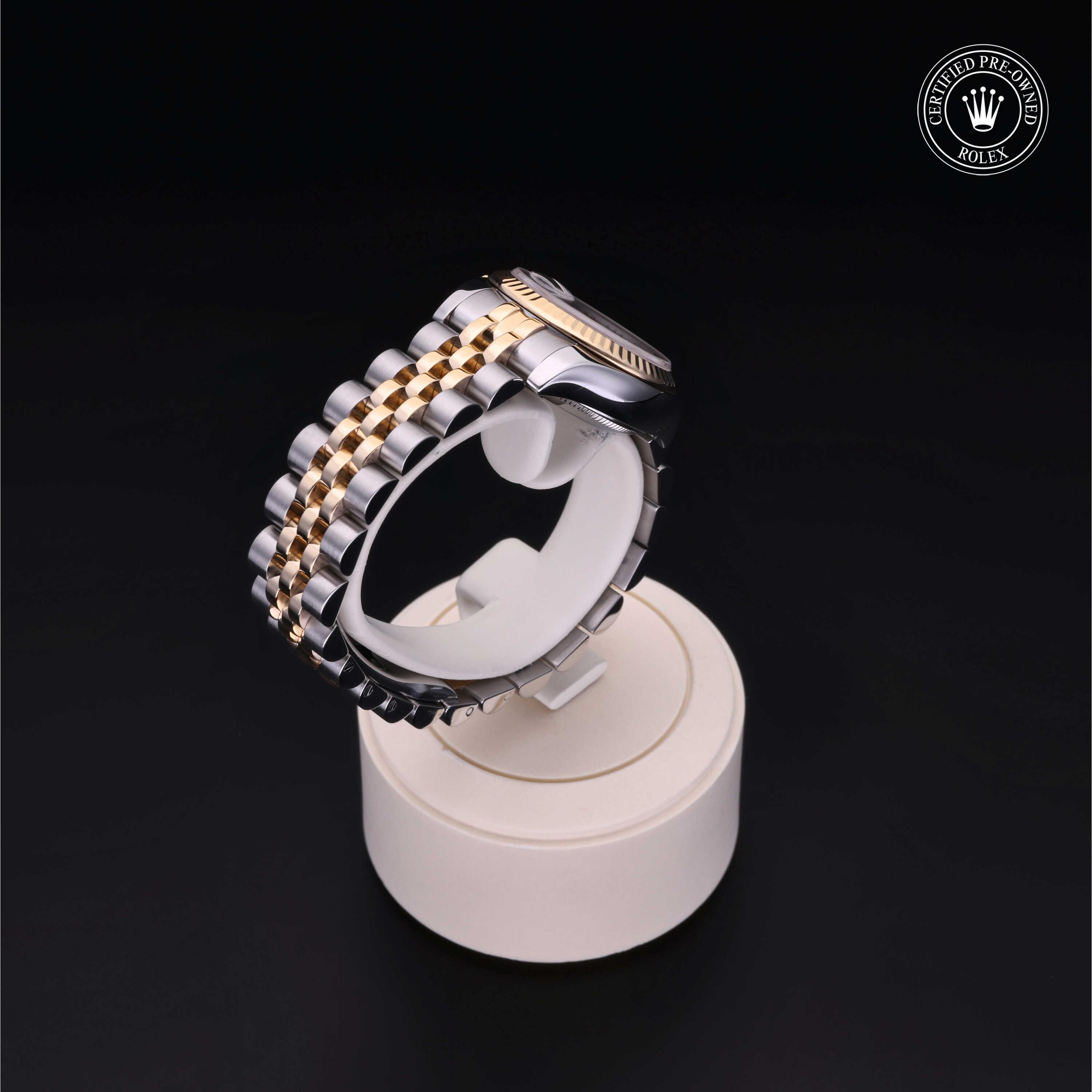 Rolex Lady-Datejust in Rolesor 18 Carat Yellow M179173-0101 at Gruno's Diamonds