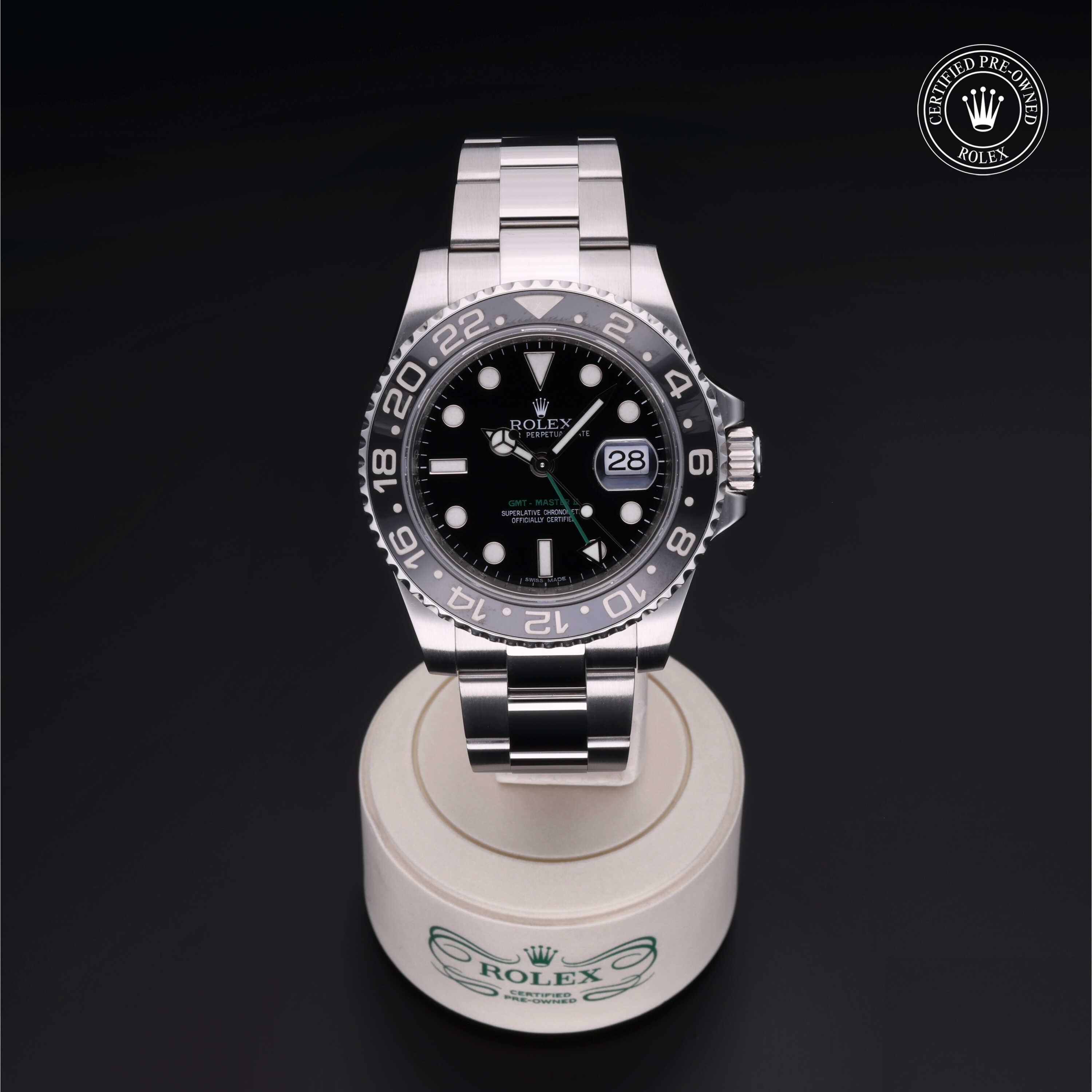 Rolex GMT-Master II in Steel M116710LN-0001 at Gruno's Diamonds