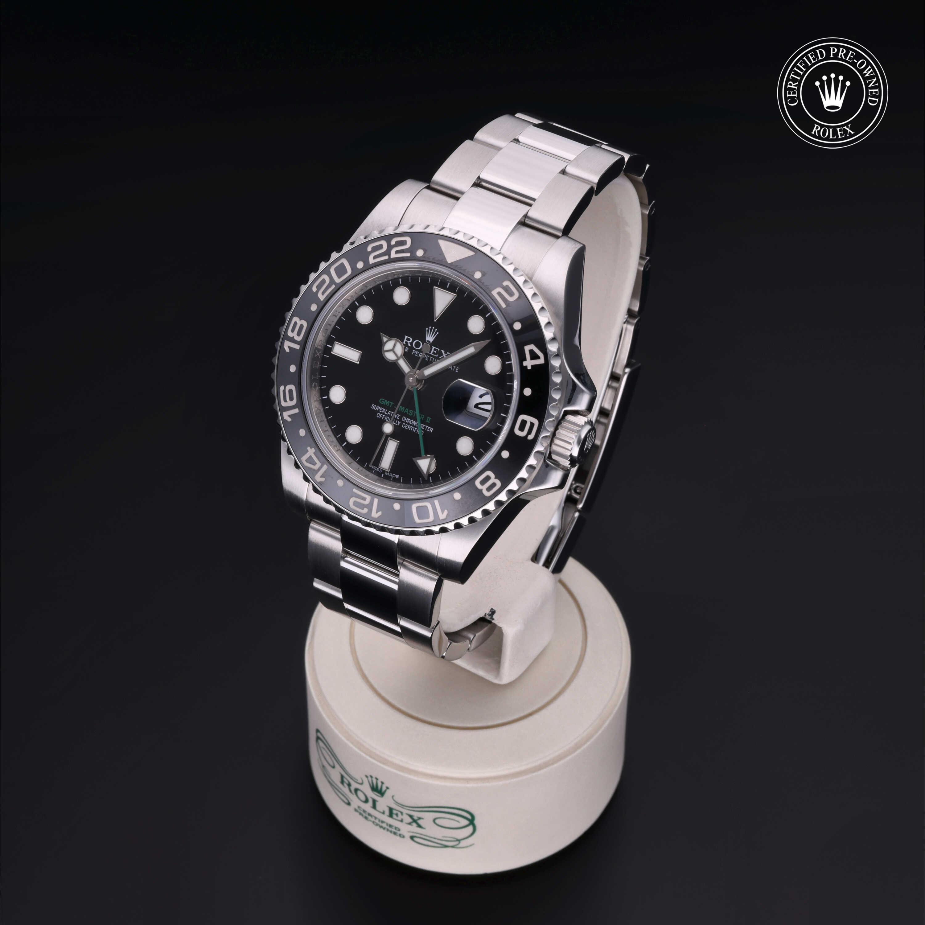 Rolex GMT-Master II in Steel M116710LN-0001 at Gruno's Diamonds
