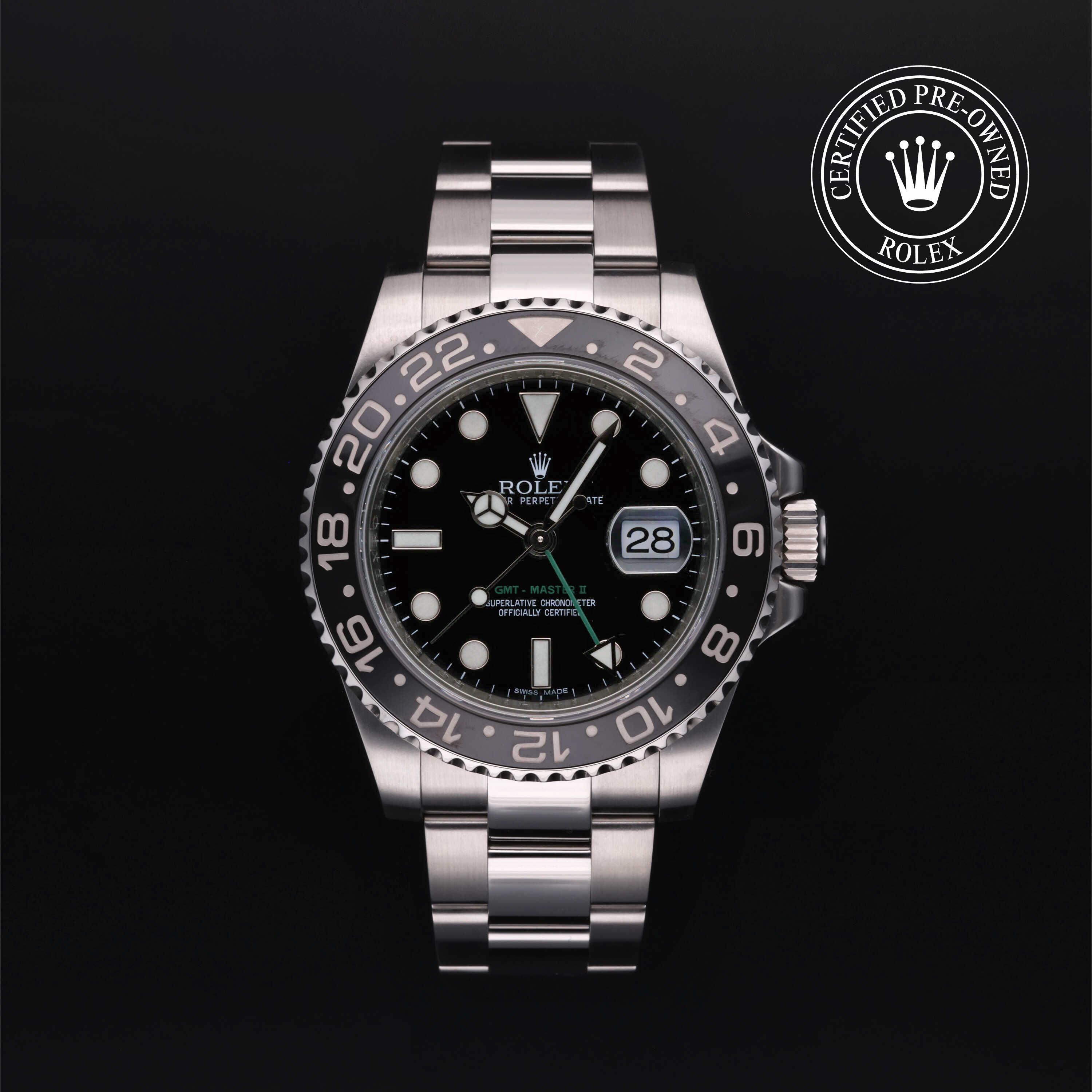 Rolex GMT-Master II in Steel M116710LN-0001 at Gruno's Diamonds