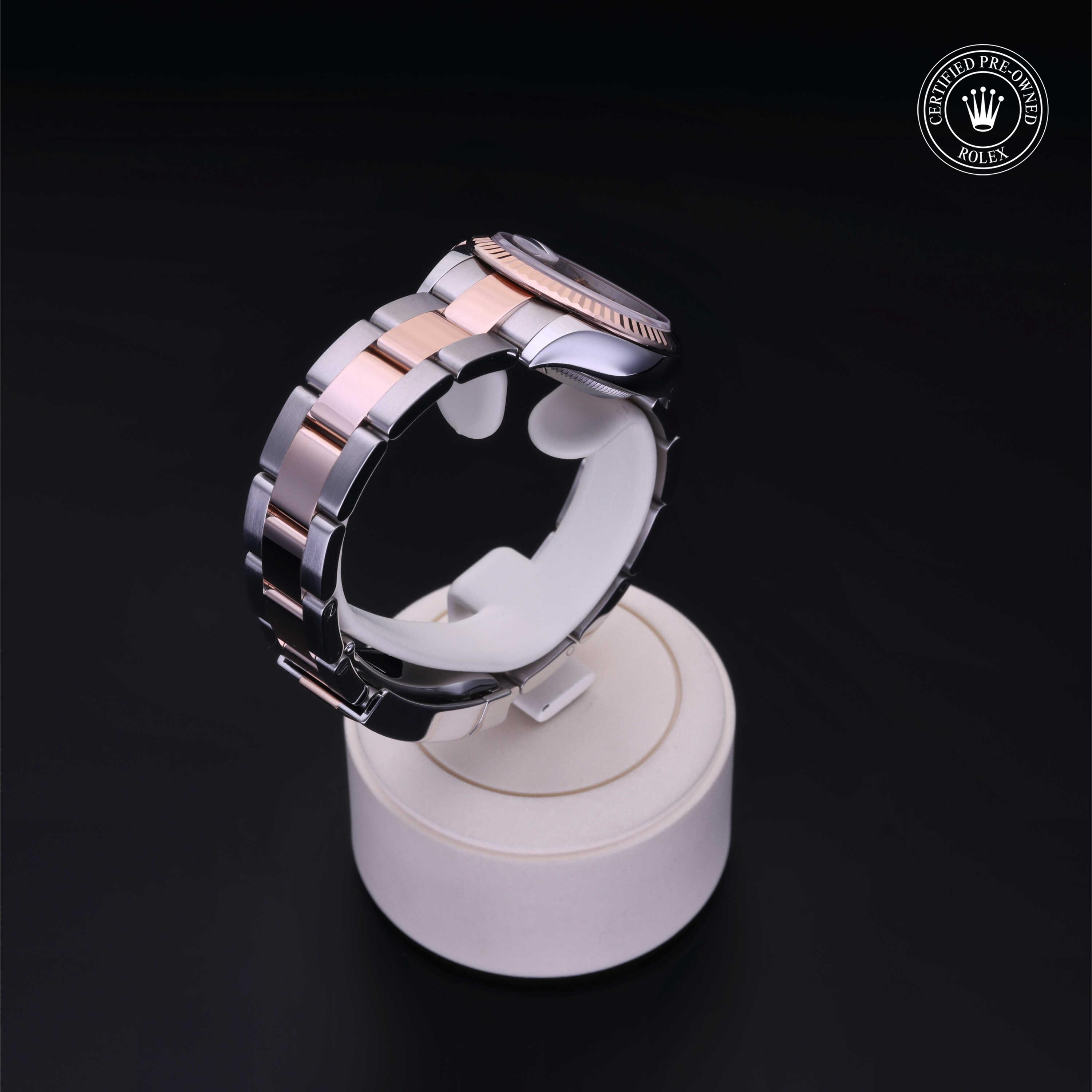 Rolex Lady-Datejust in Rolesor 18 Carat Red M279171-0014 at Gruno's Diamonds