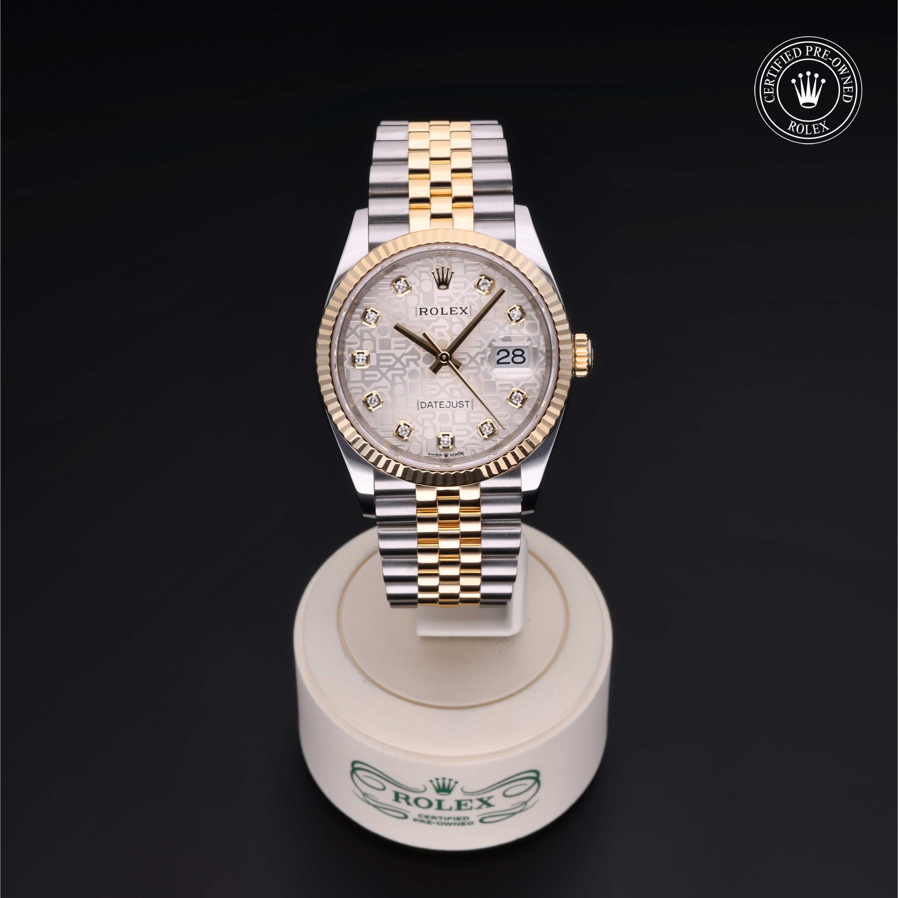 Rolex Datejust in Rolesor 18 Carat Yellow M126233-0027 at Gruno's Diamonds