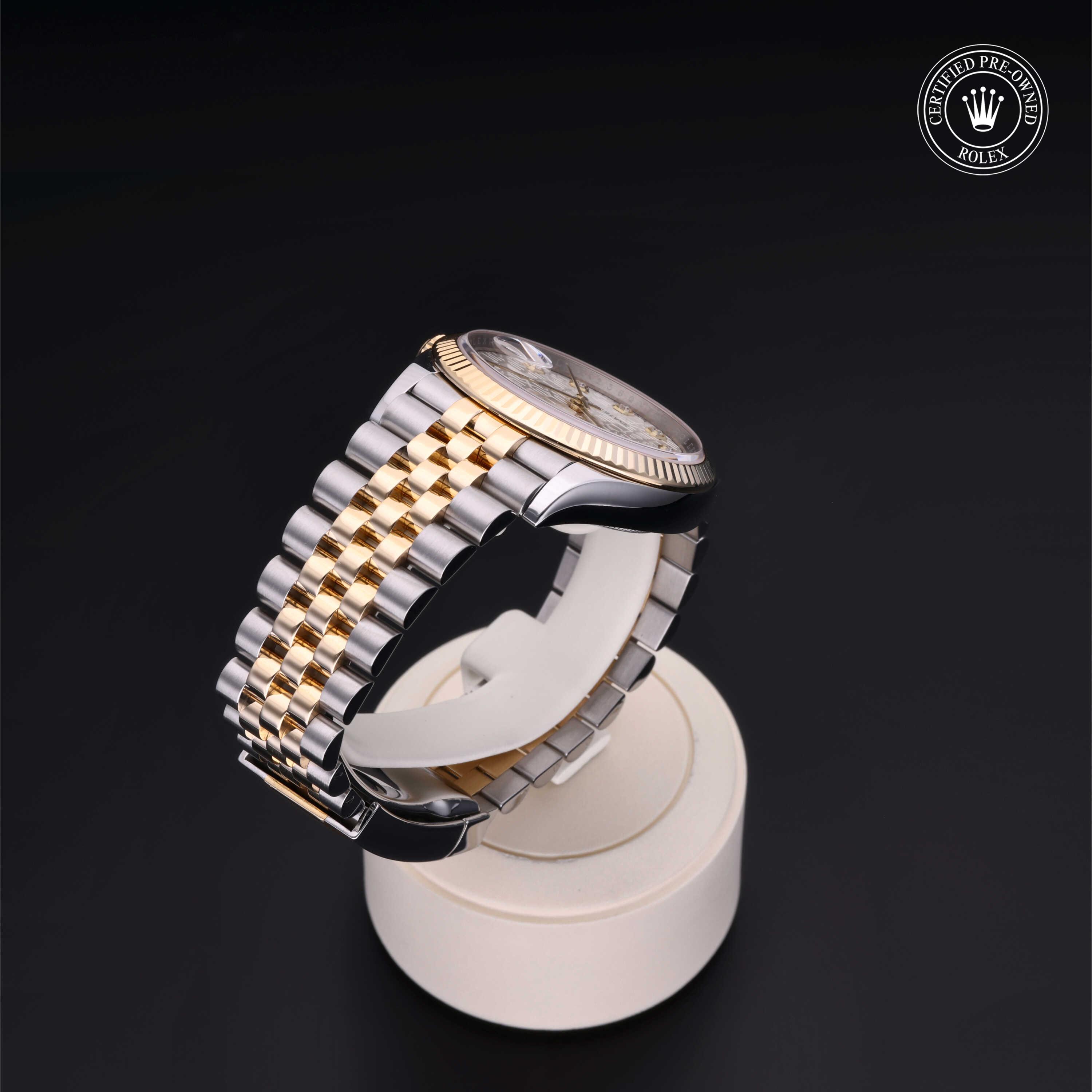 Rolex Datejust in Rolesor 18 Carat Yellow M126233-0027 at Gruno's Diamonds