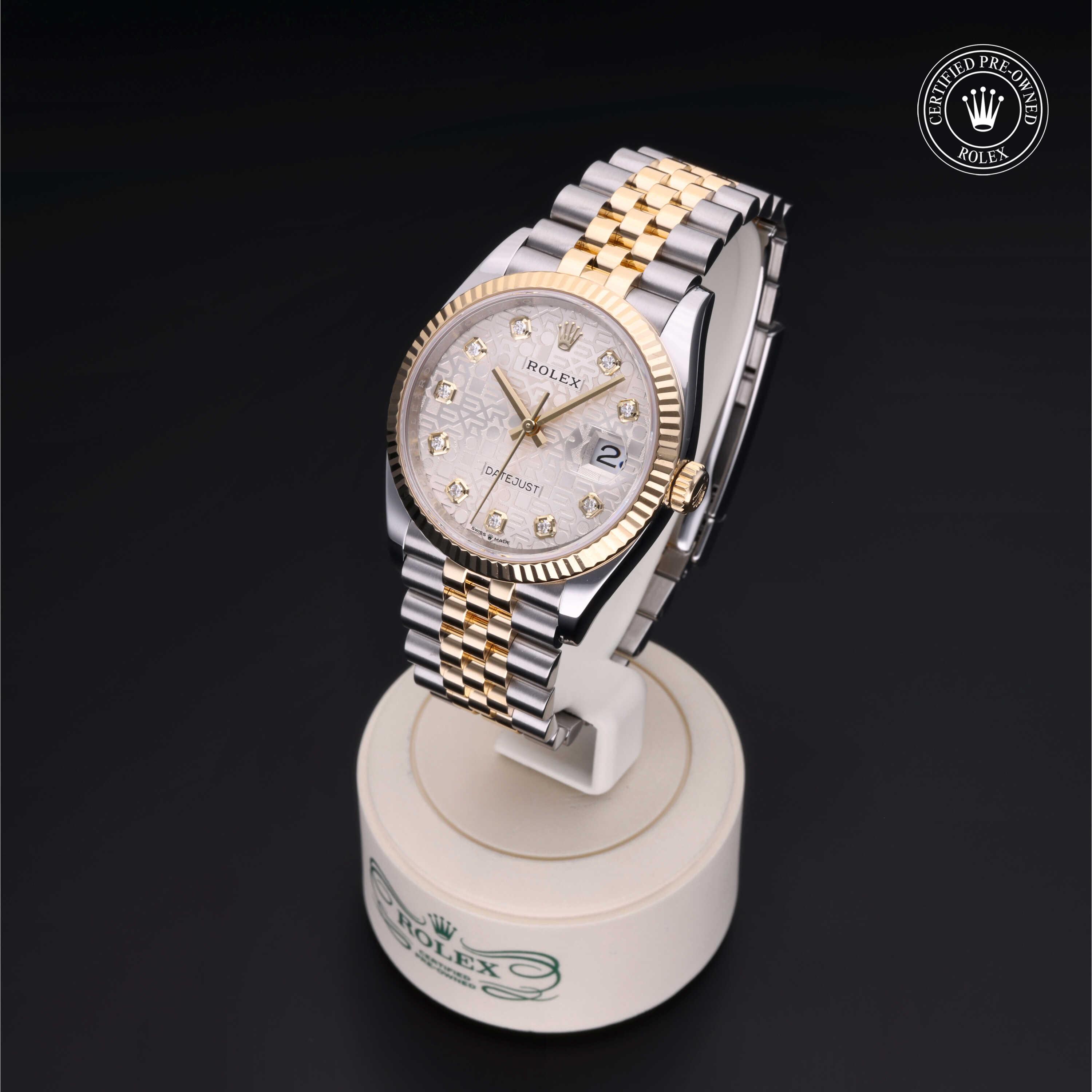 Rolex Datejust in Rolesor 18 Carat Yellow M126233-0027 at Gruno's Diamonds