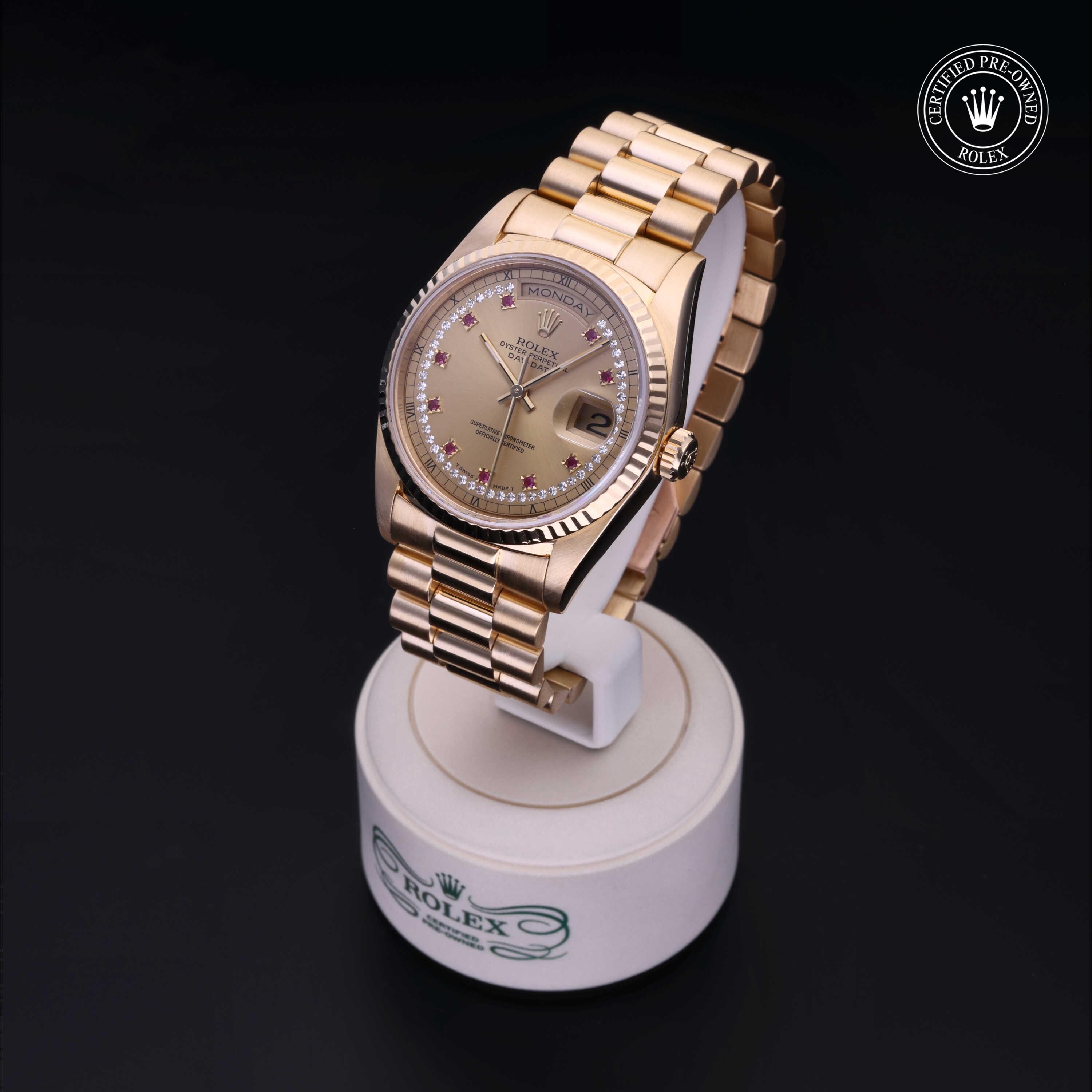Rolex Day-Date in Gold 18 Carat Yellow  at Gruno's Diamonds