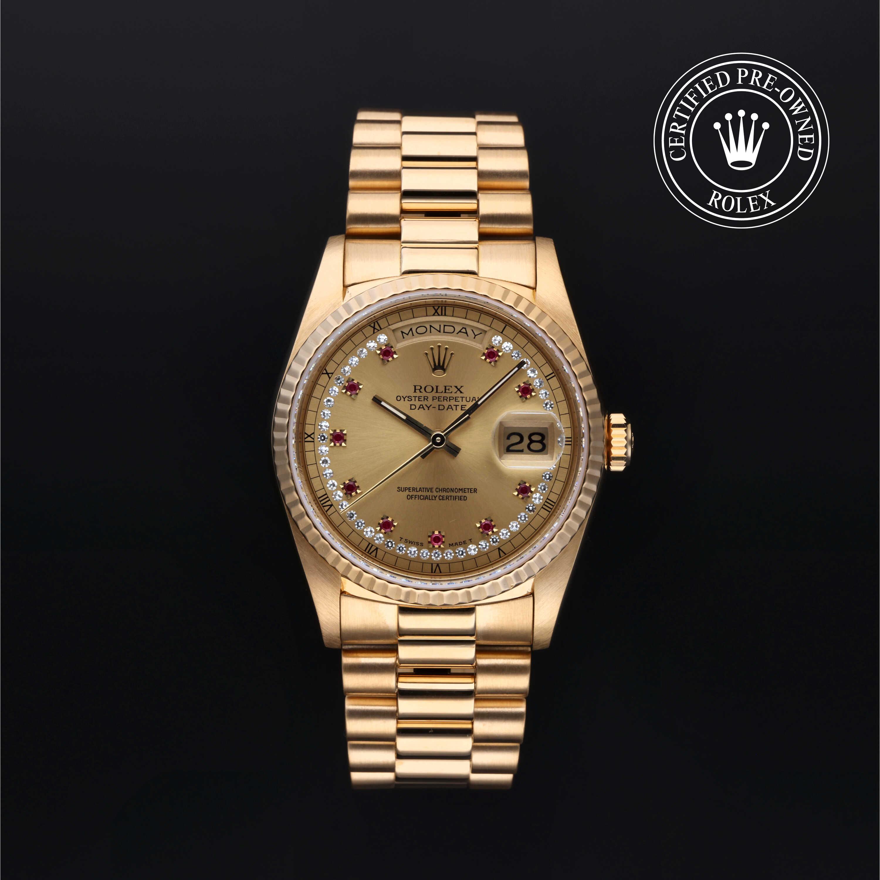 Rolex Day-Date in Gold 18 Carat Yellow  at Gruno's Diamonds