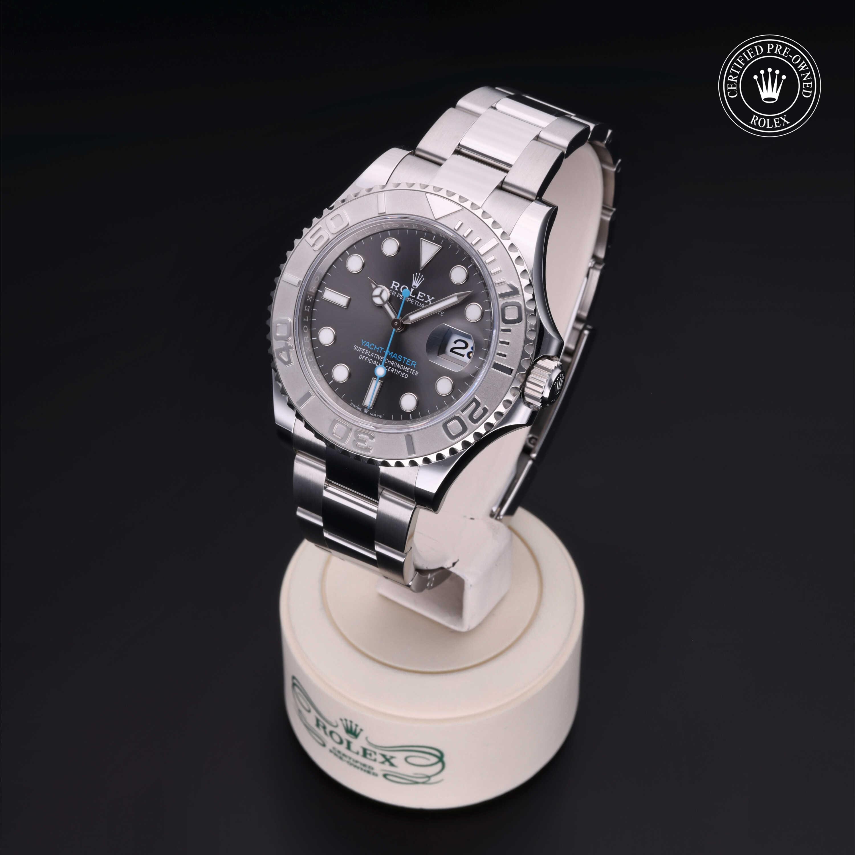 Rolex Yacht-Master in Rolesium Platinum M126622-0001 at Gruno's Diamonds